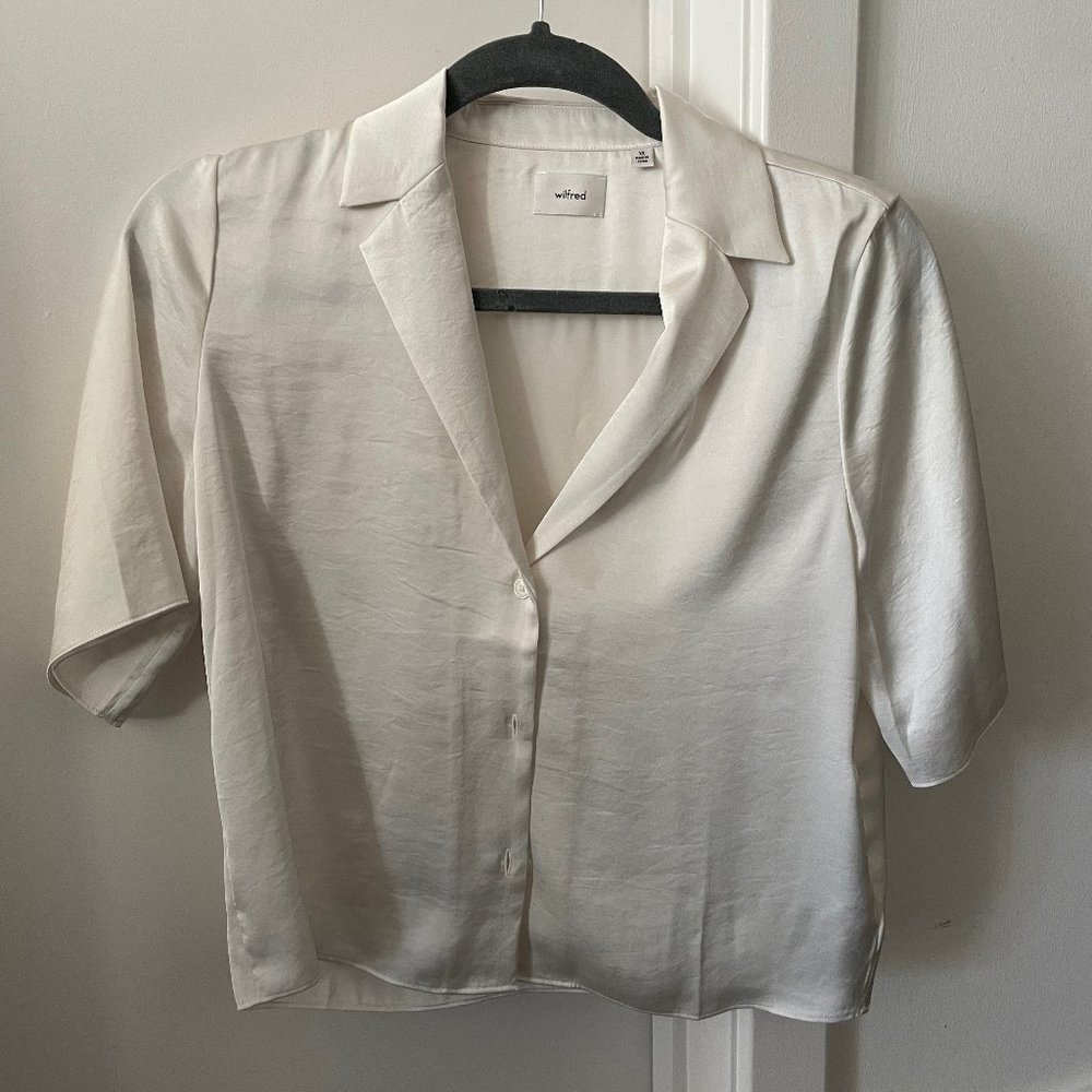 ARITZIA - Wilfred Beso Shirt Short-sleeve button-up blouse
